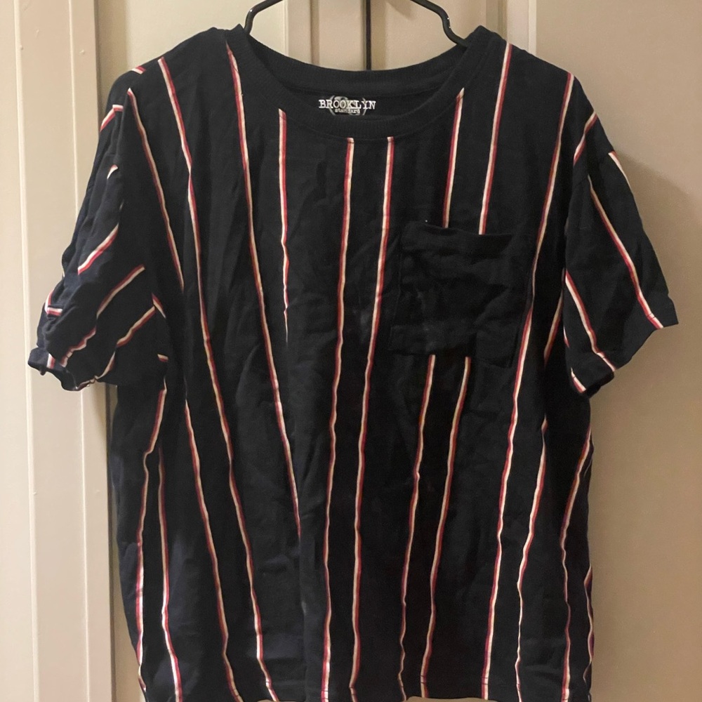 Urban Outfitters Black Striped T-Shirt
